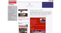Desktop Screenshot of airdeck.be